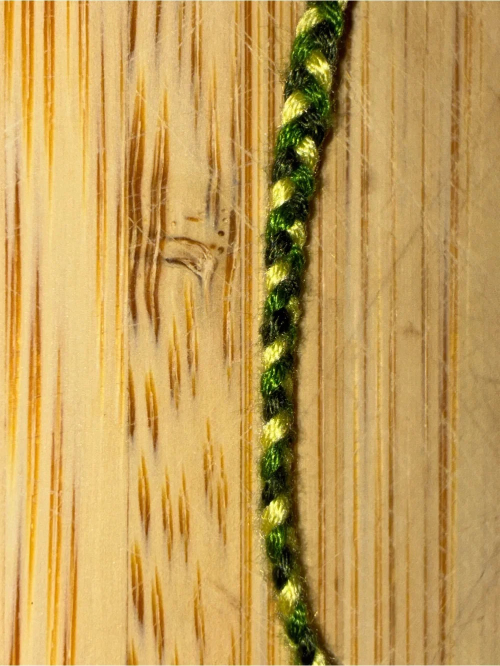 Handmade Green Braided Friendship Bracelet with Lobster Clasp